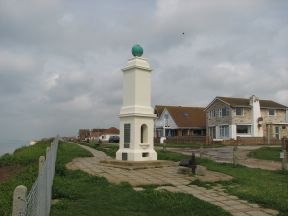 Greenwich Meridian Marker; England; East Sussex; Peacehaven